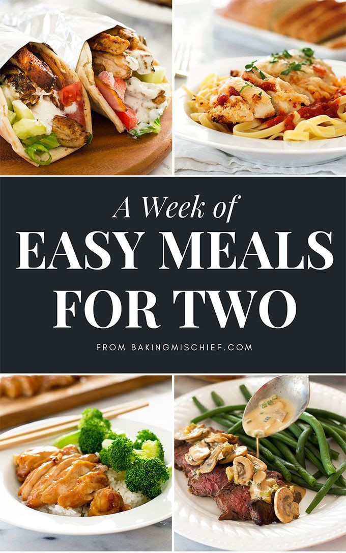 Healthy Quick Dinners For Two
 Best 25 Meals for two ideas on Pinterest