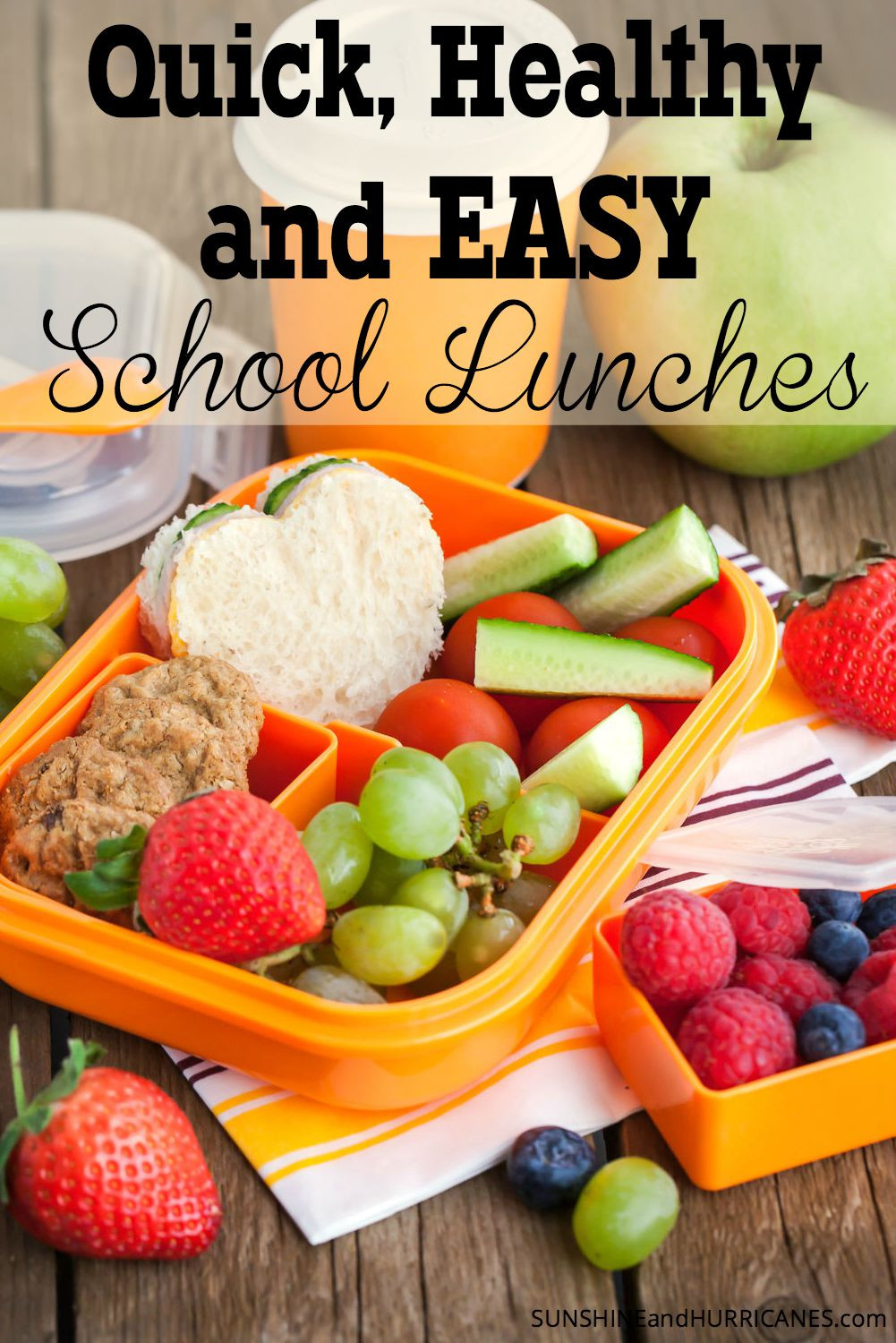 Healthy Quick Lunches
 Healthy Quick and Easy School Lunches
