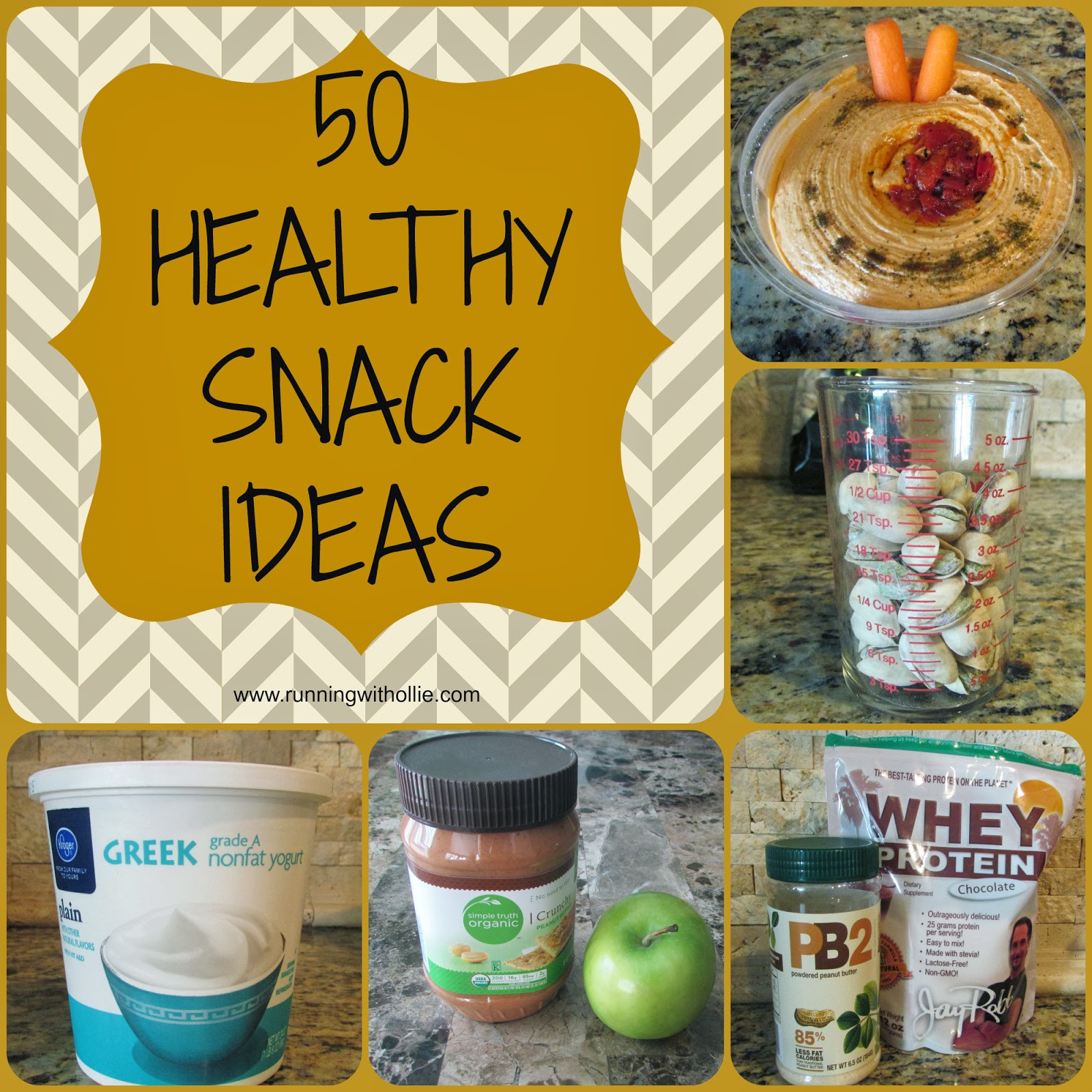 Healthy Quick Snacks
 RUNNING WITH OLLIE 50 Quick & Easy Healthy Snack Ideas