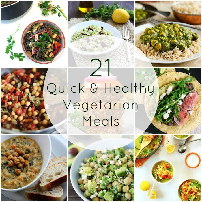Healthy Quick Vegetarian Recipes
 21 Quick & Healthy Ve arian Meals Hummusapien