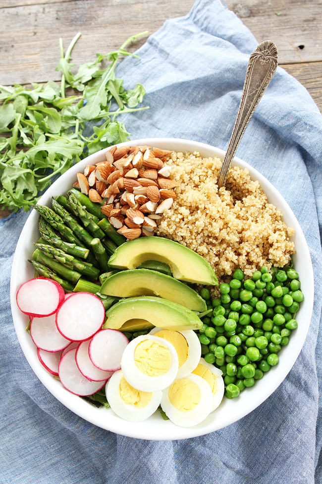 Healthy Quinoa Bowls
 Spring Quinoa Bowl Recipe
