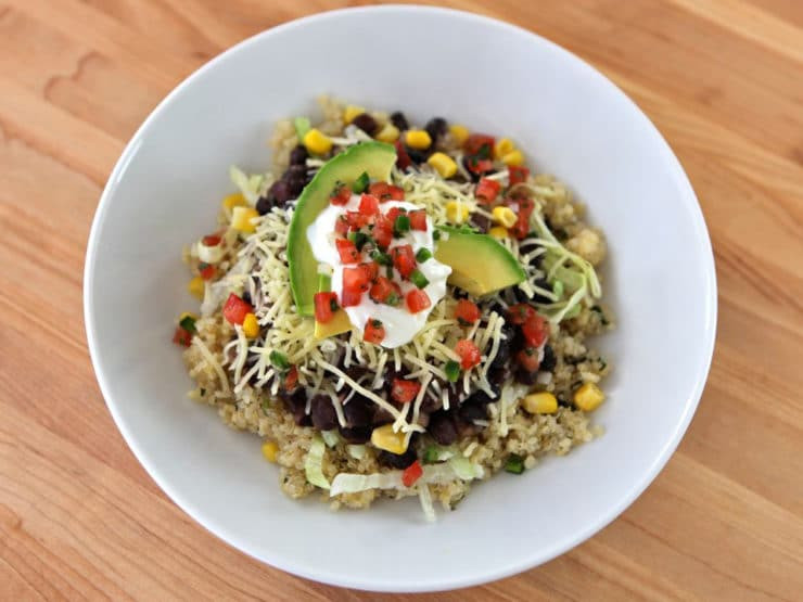 Healthy Quinoa Bowls
 Quinoa Black Bean Burrito Bowls Simple Healthy Recipe