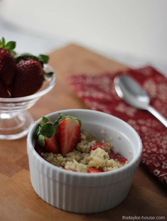 Healthy Quinoa Breakfast Recipes
 Healthy Recipes Strawberry Quinoa Breakfast The Taylor