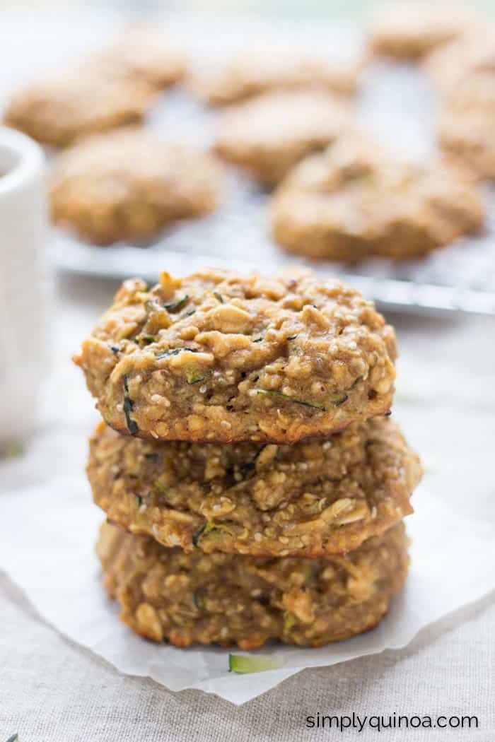 Healthy Quinoa Cookies
 Zucchini Bread Quinoa Breakfast Cookies Simply Quinoa