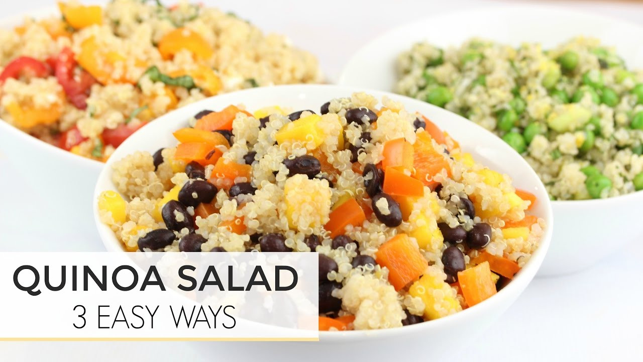 Healthy Quinoa Recipe
 3 Easy Healthy Quinoa Salad Recipes
