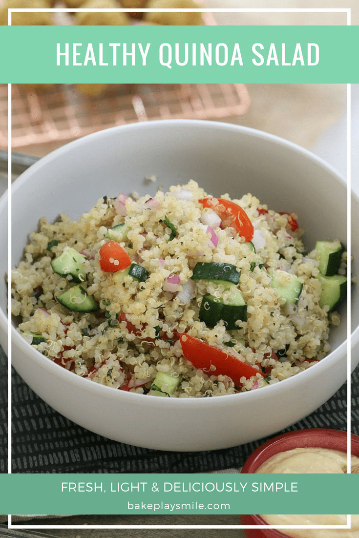 Healthy Quinoa Salad
 Healthy Quinoa Salad Fresh Fast & Delicious Bake Play