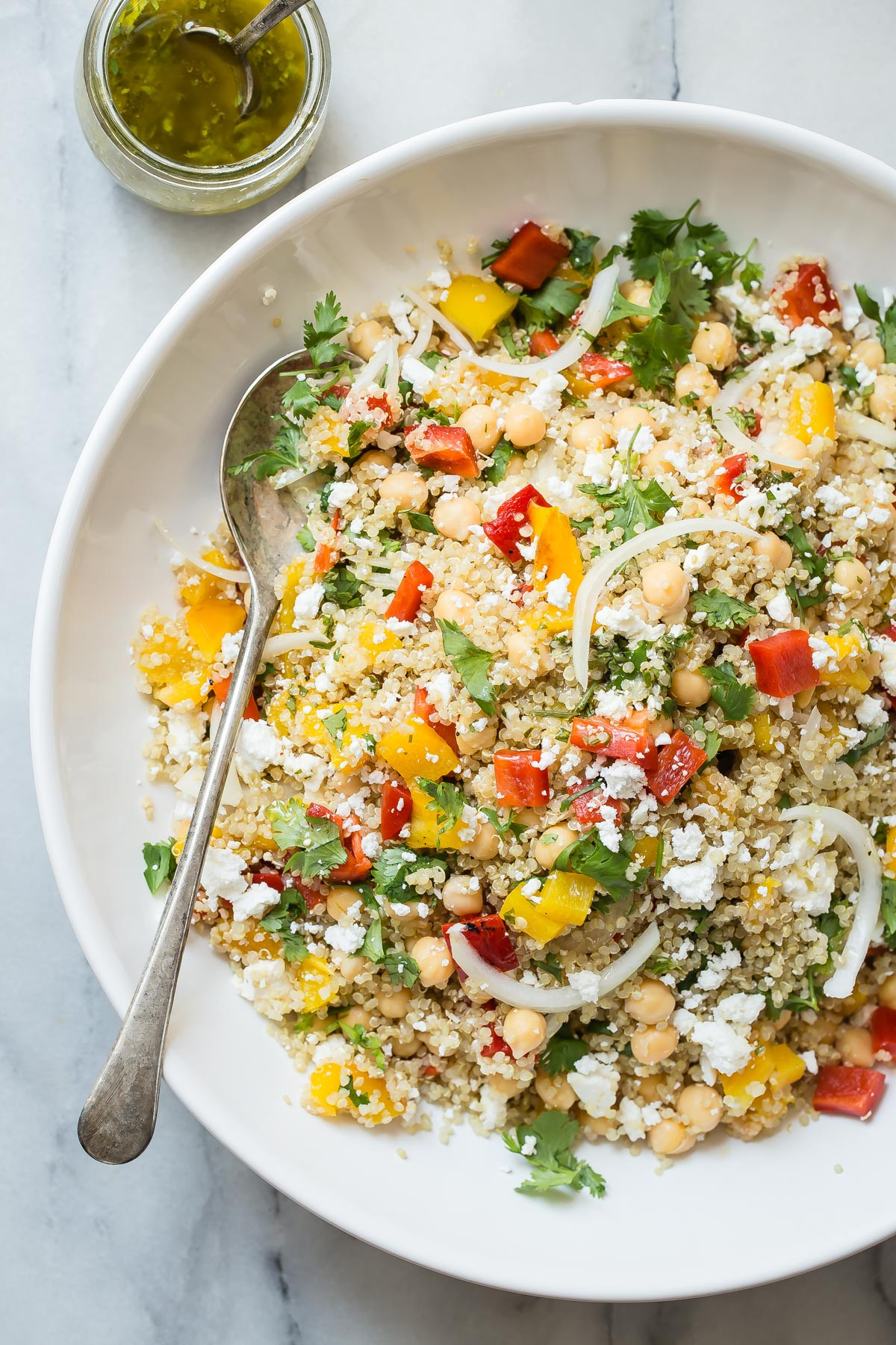 Healthy Quinoa Salad
 Healthy Quinoa Salad with Feta Cheese