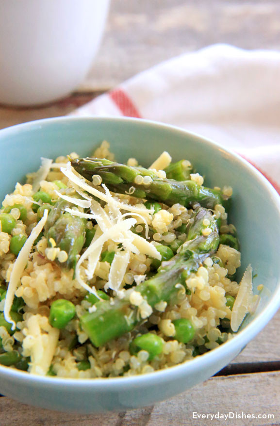 Healthy Quinoa Side Dish
 Easy Pea sy Healthy Quinoa Salad Recipe