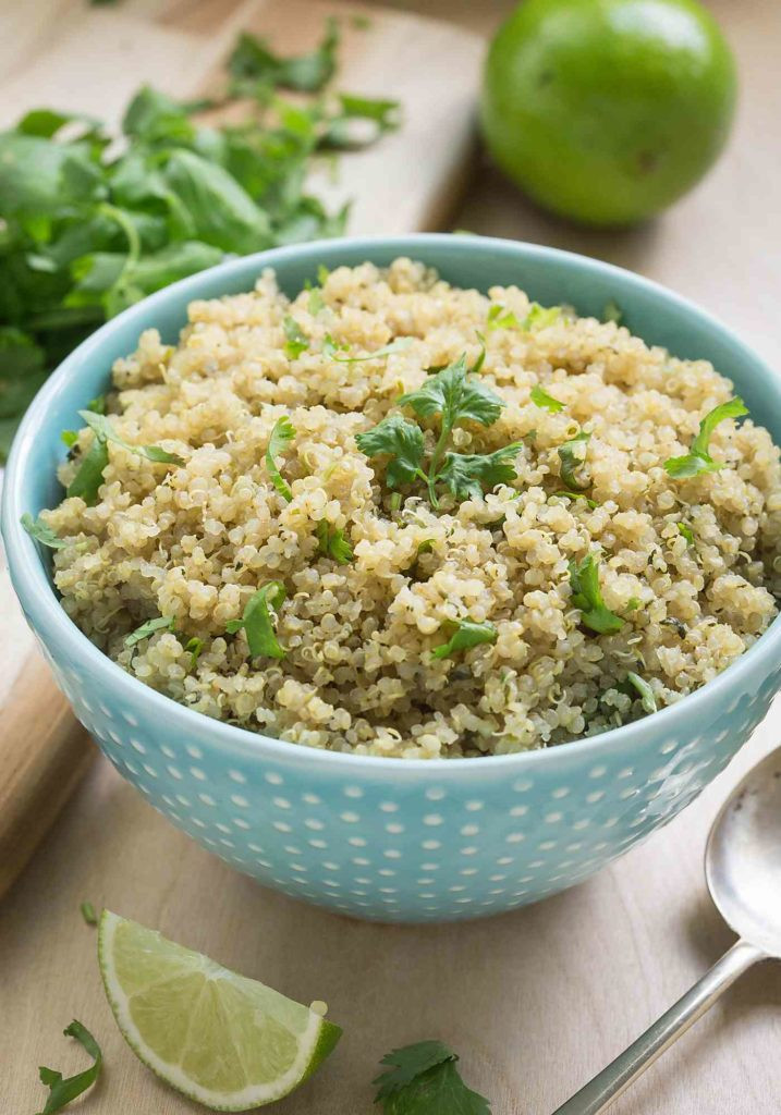 Healthy Quinoa Side Dish
 Healthy Cilantro Lime Quinoa