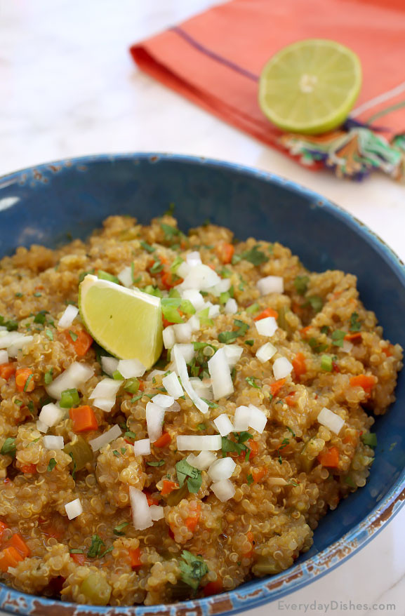 Healthy Quinoa Side Dish
 Fresh and Healthy Mexican Quinoa Recipe