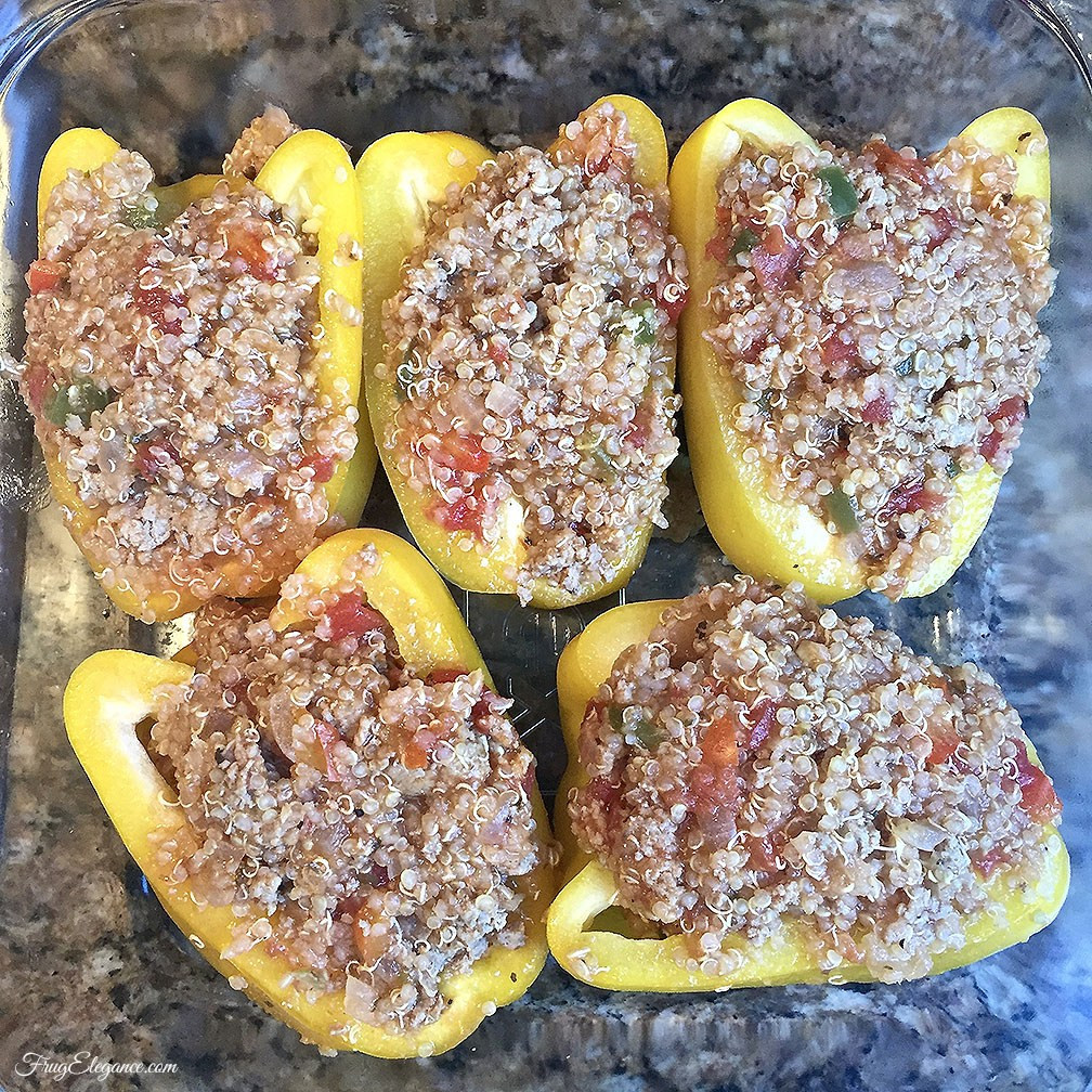 Healthy Quinoa Stuffed Peppers
 Healthy Quinoa Stuffed Peppers FrugElegance