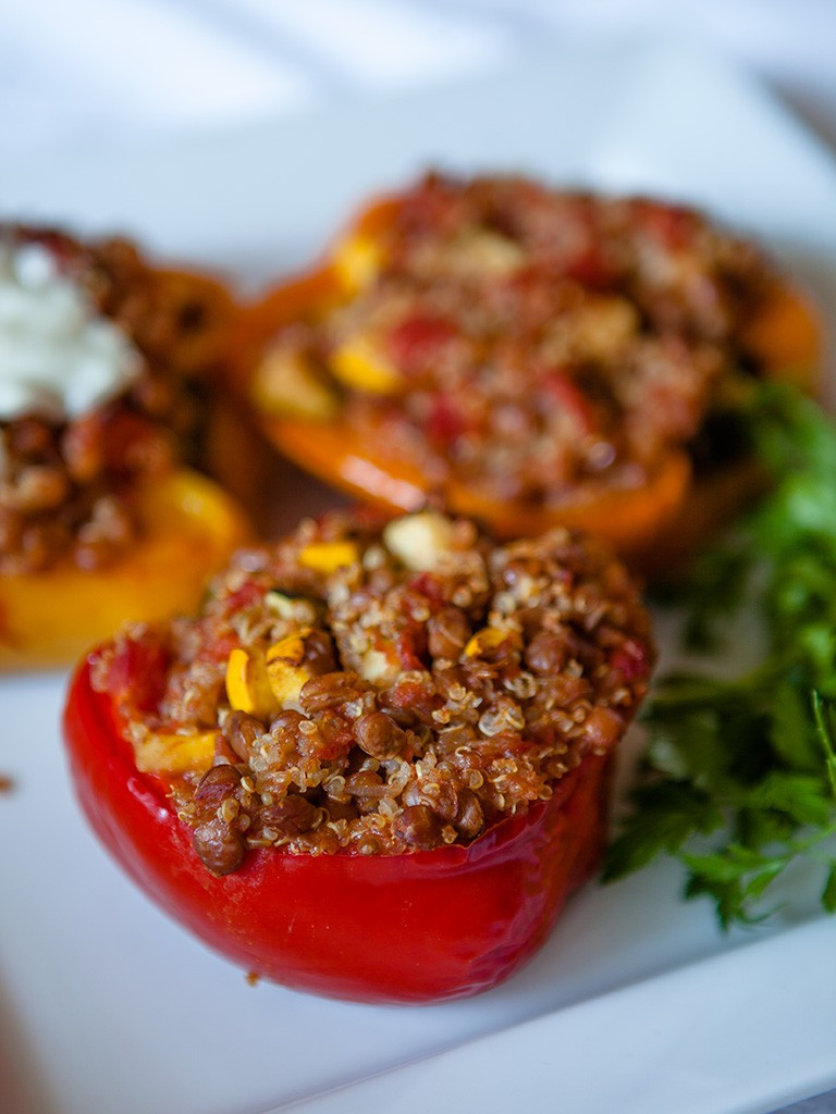 Healthy Quinoa Stuffed Peppers
 Lentil and Quinoa Stuffed Peppers Healthy Food