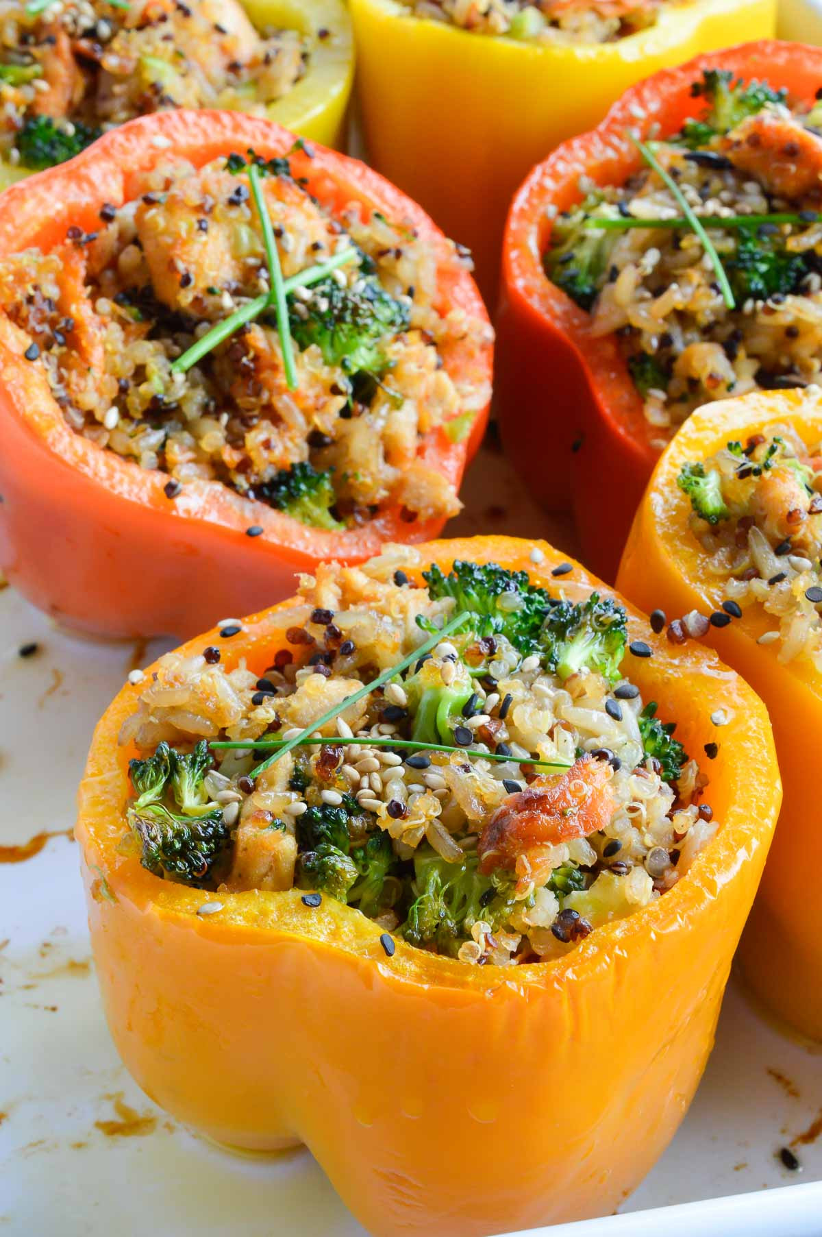 Healthy Quinoa Stuffed Peppers
 Salmon and Quinoa Stuffed Peppers WonkyWonderful