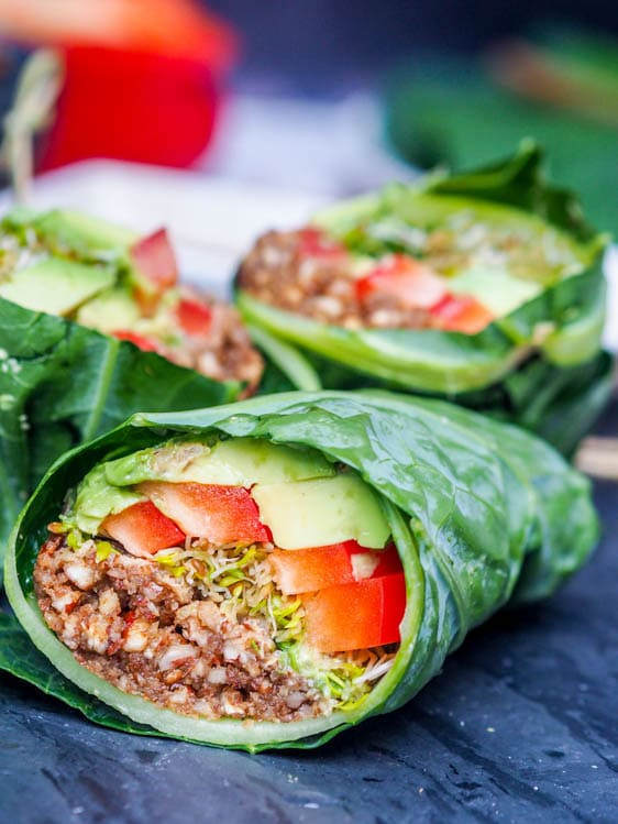 Healthy Raw Vegan Recipes
 Raw Vegan Recipes Collard Wraps Gluten Free Paleo