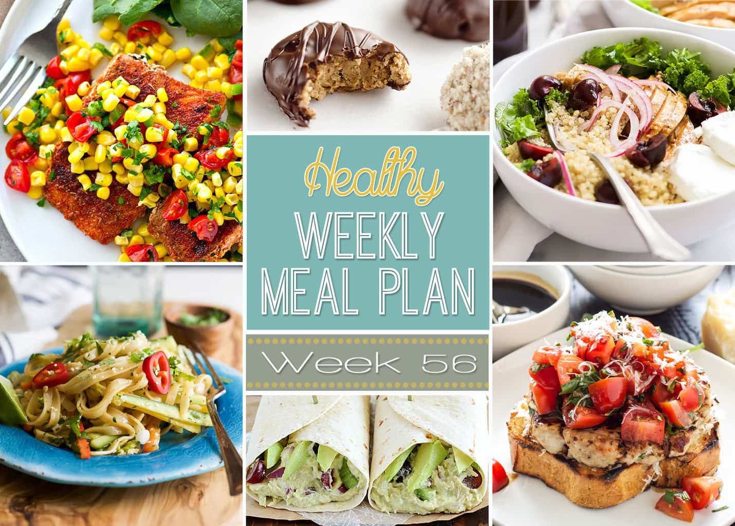 Healthy Recipes For Breakfast Lunch And Dinner
 Healthy Weekly Meal Plan 56 Yummy Healthy Easy