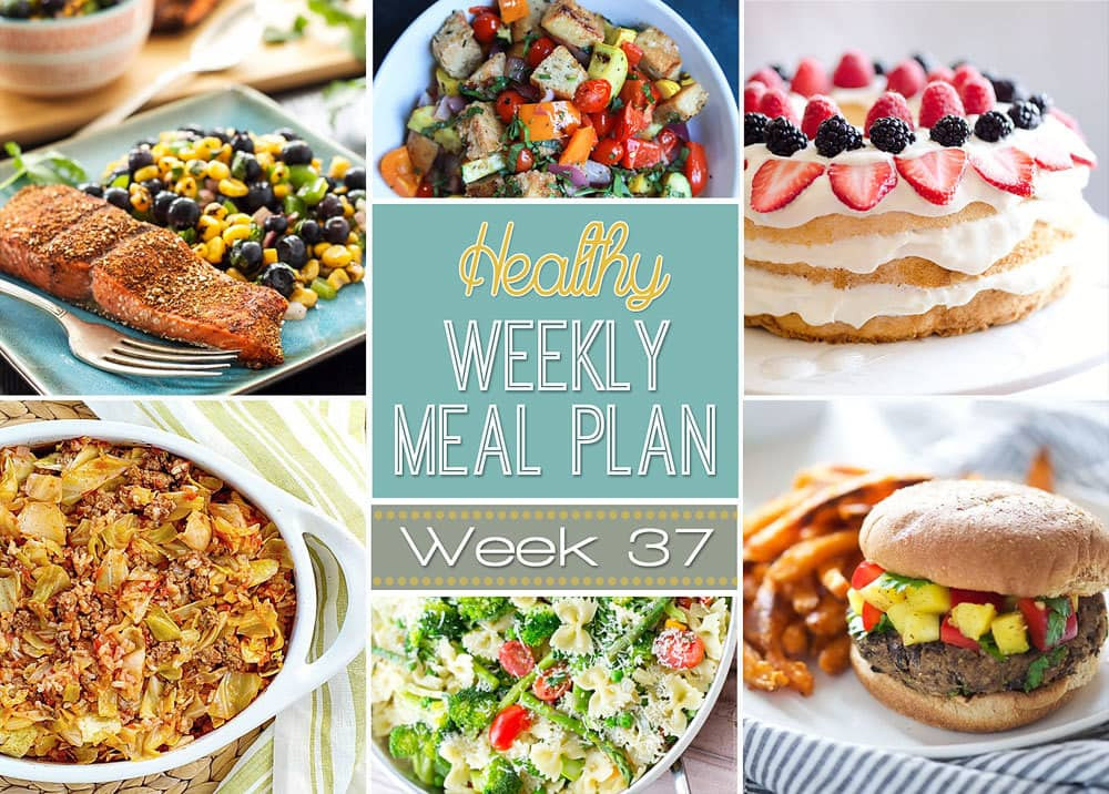 Healthy Recipes For Breakfast Lunch And Dinner
 Healthy Weekly Meal Plan 37 Yummy Healthy Easy
