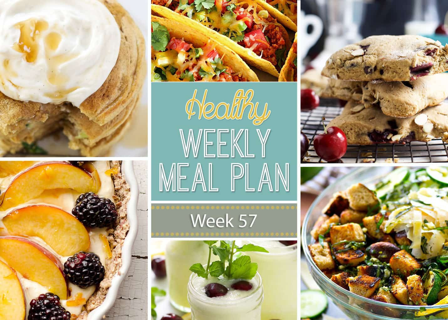 Healthy Recipes For Breakfast Lunch And Dinner
 Healthy Weekly Meal Plan 57 Yummy Healthy Easy
