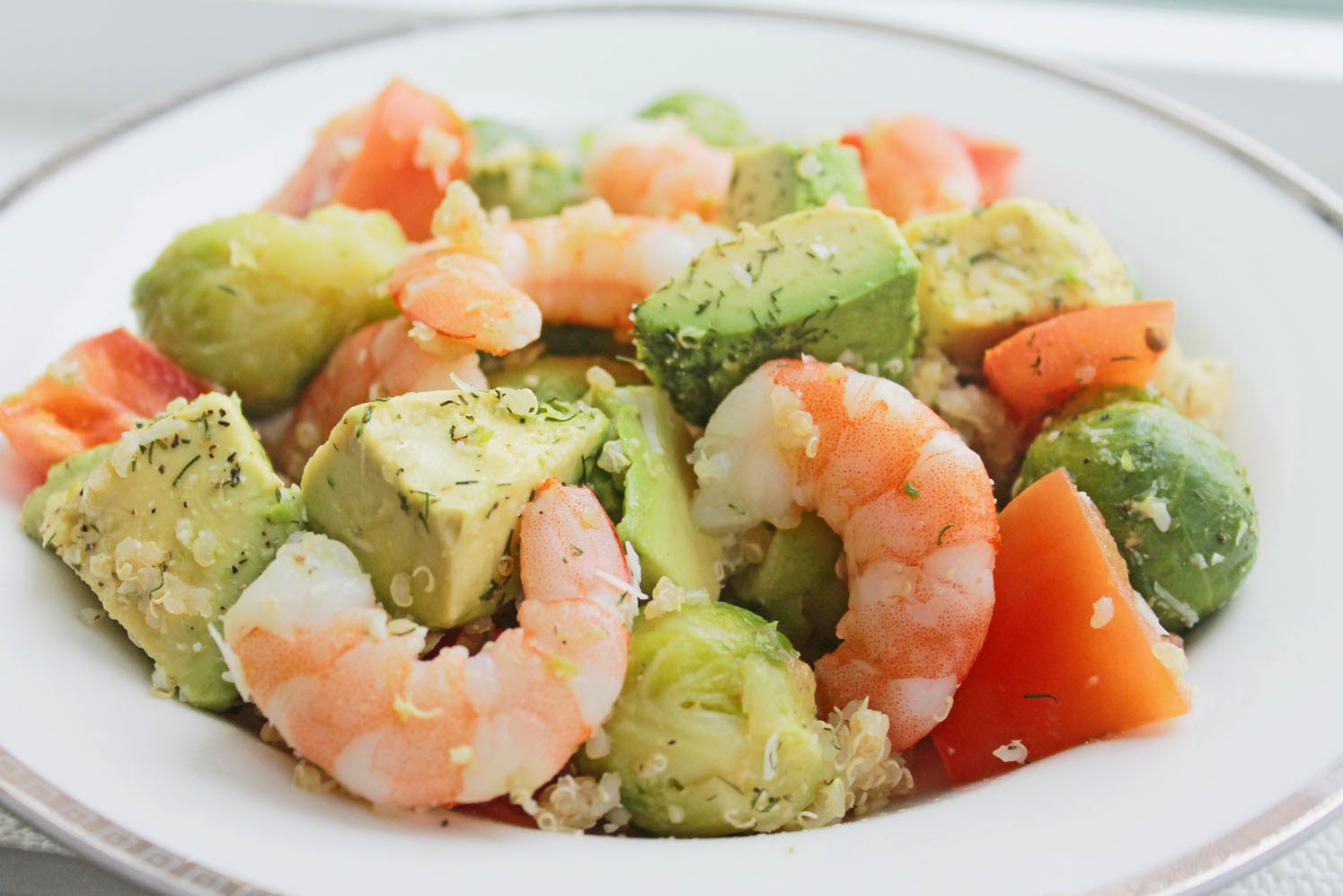 Healthy Recipes With Avocado
 Healthy Dinner Recipe Shrimp Avocado Quinoa Bowl