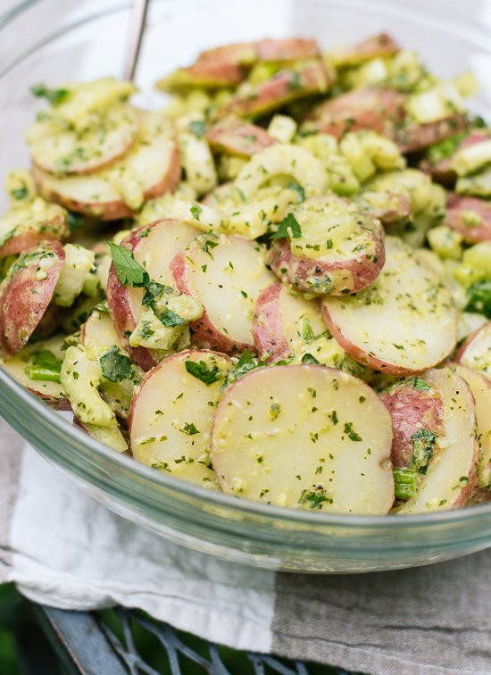 Healthy Red Potato Recipes the Best Herbed Red Potato Salad Recipe Cookie and Kate