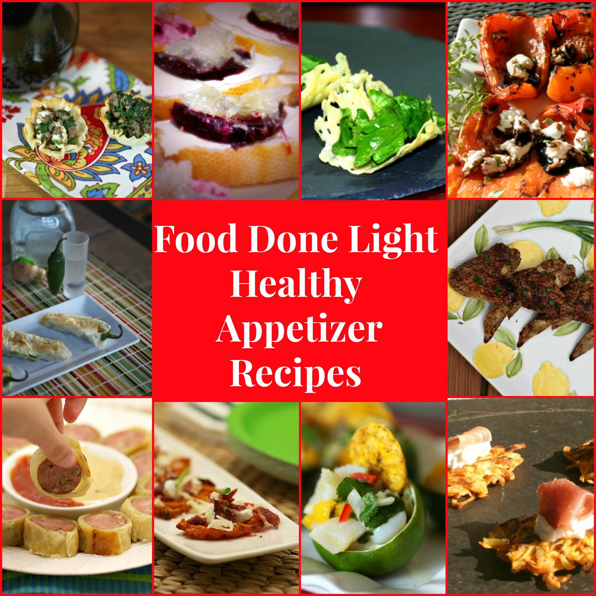 Healthy Restaurant Appetizers
 Food Done Light Healthy Appetizer Recipes