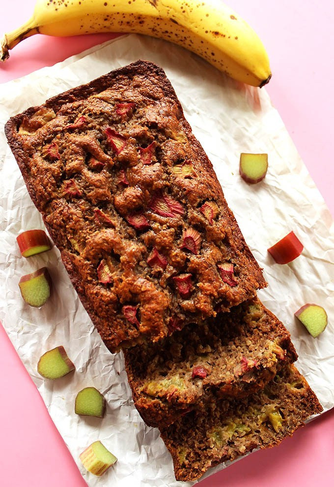 Healthy Rhubarb Bread
 Banana Rhubarb Bread GF Robust Recipes