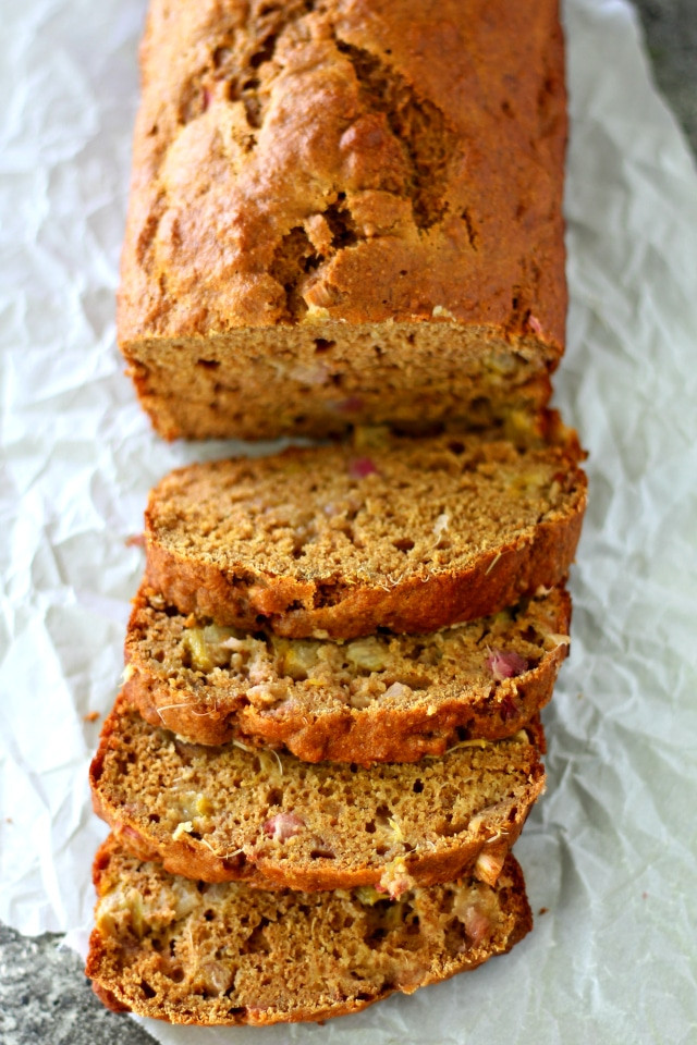 Healthy Rhubarb Bread
 Healthy Rhubarb Banana Bread Kim s Cravings