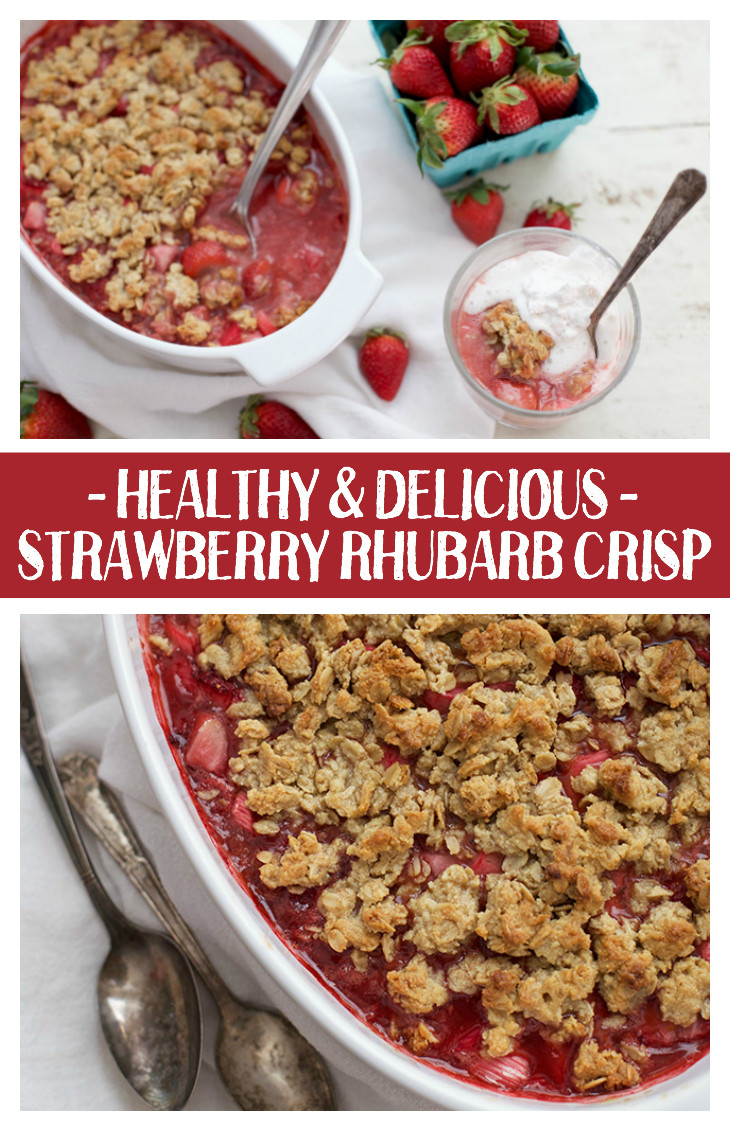 Healthy Rhubarb Desserts 20 Best Ideas Healthy Strawberry Rhubarb Crisp
