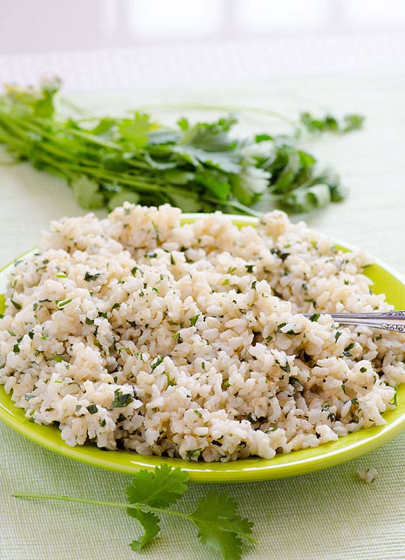 Healthy Rice Side Dishes For Chicken
 Cilantro Coconut Brown Rice iFOODreal Healthy Family