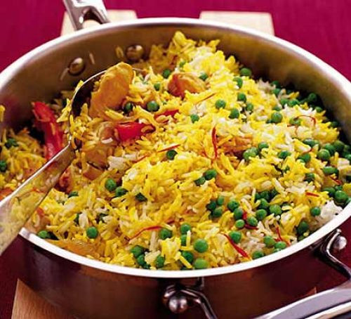 Healthy Rice Side Dishes For Chicken
 Saffron rice with chicken & peppers recipe