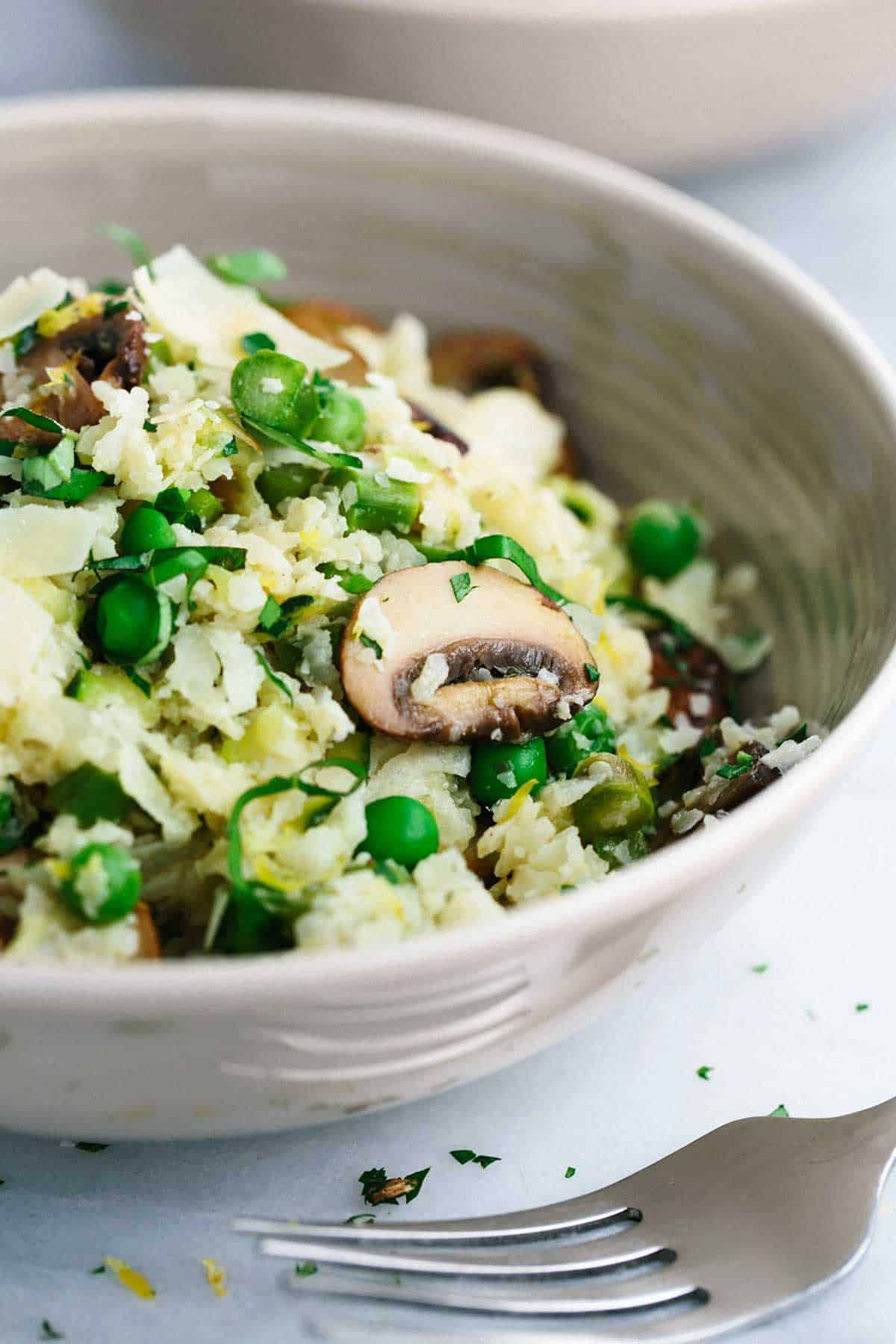 Healthy Risotto Recipes
 Low Carb Cauliflower Risotto Recipe with Mushrooms