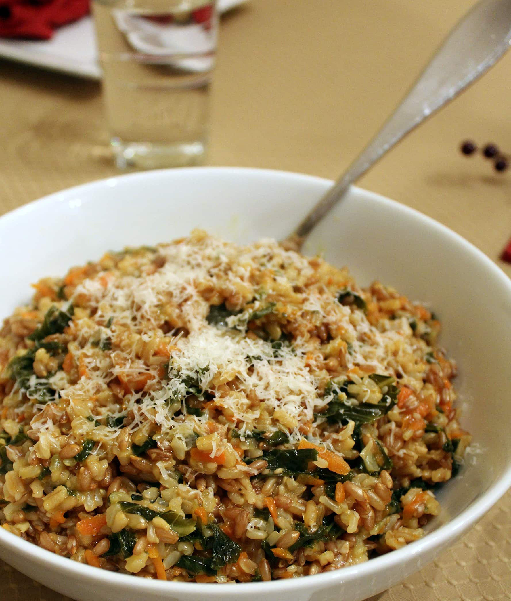 Healthy Risotto Recipes
 Healthy New Year Whole Grain Risotto with Kale and