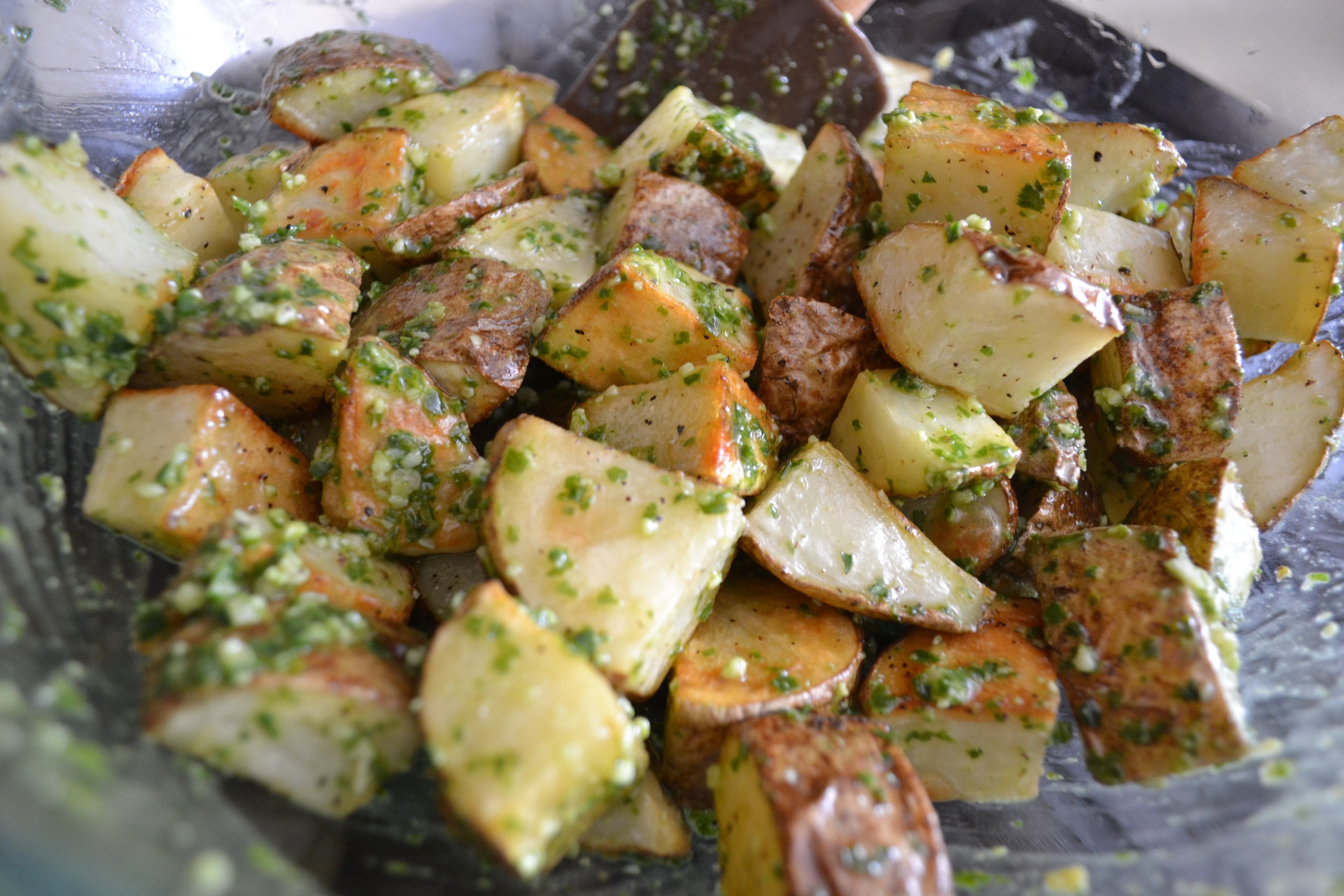 Healthy Roasted Potatoes
 healthier oven roasted potatoes