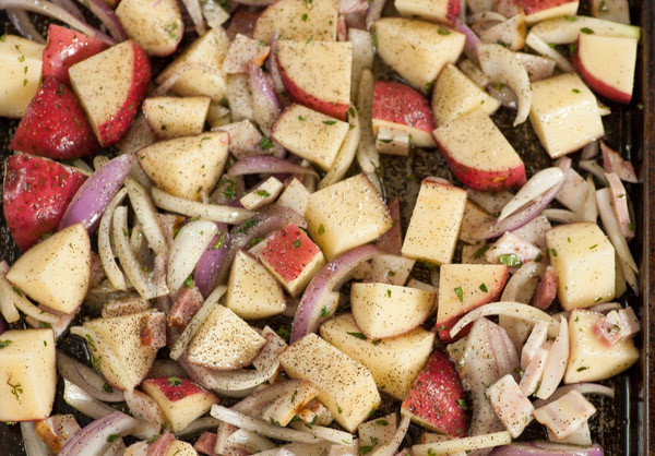 Healthy Roasted Red Potatoes
 Roasted Red Potatoes with ions and Bacon