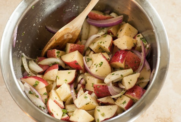 Healthy Roasted Red Potatoes
 Roasted Red Potatoes with ions and Bacon