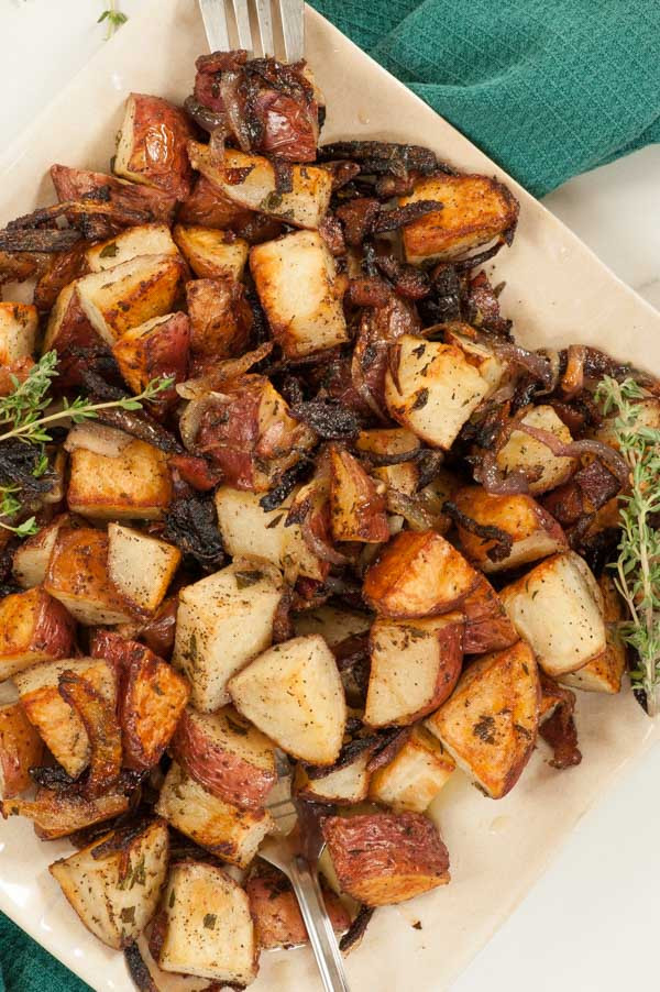 Healthy Roasted Red Potatoes
 Roasted Red Potatoes with ions and Bacon