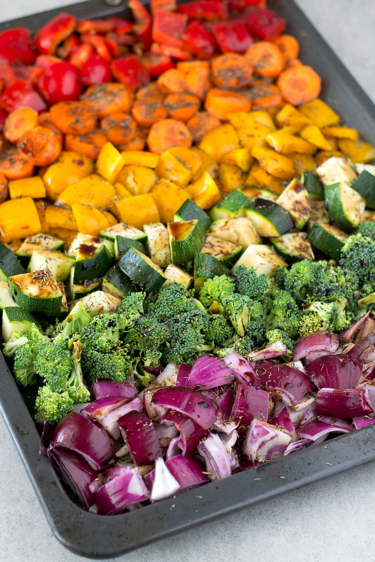 Healthy Roasted Vegetables Recipe
 Oil Free Rainbow Roasted Ve ables