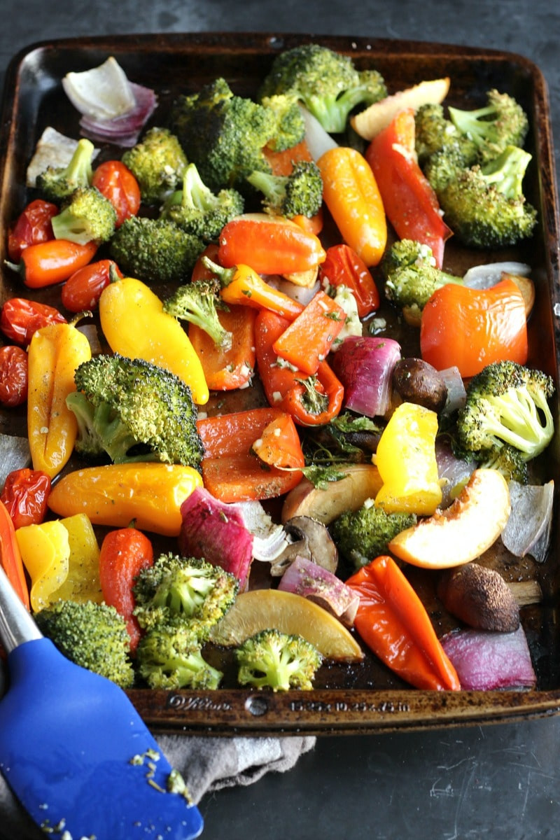 Healthy Roasted Vegetables
 Sheet Pan Roasted Veggies