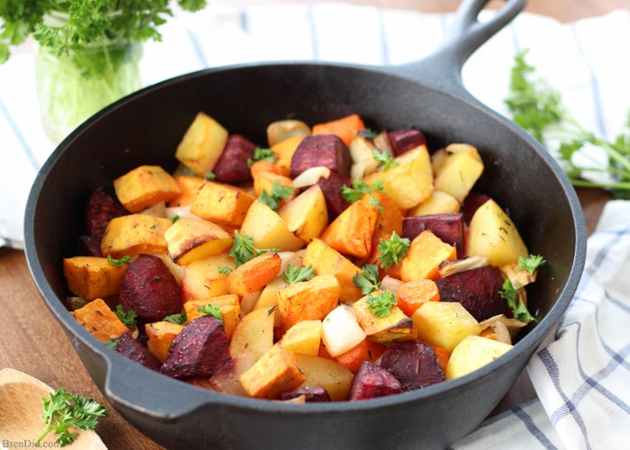 Healthy Roasted Vegetables
 Crazy Easy Roast Chicken in the Slow Cooker Bren Did