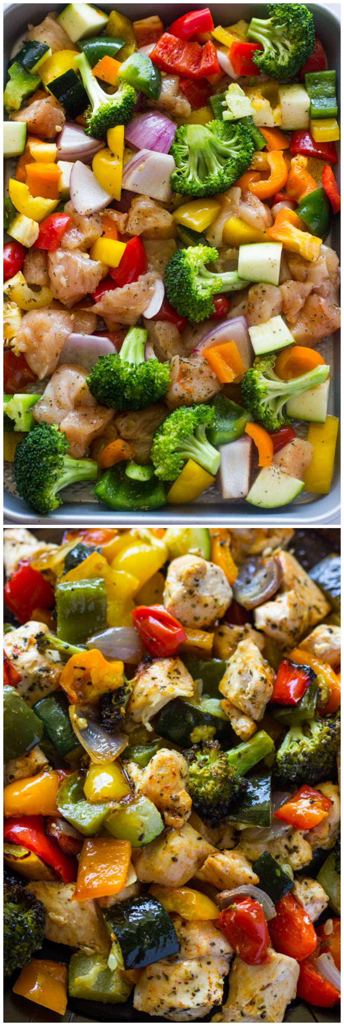 Healthy Roasted Vegetables
 oven grilled chicken and ve ables