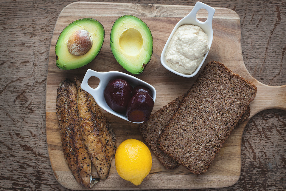 Healthy Rye Bread Recipe
 Healthy rye bread sandwich with smoked mackerel avocado