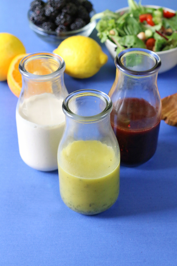 Healthy Salad Dressings
 3 Healthy Summer Salad Dressing Recipes