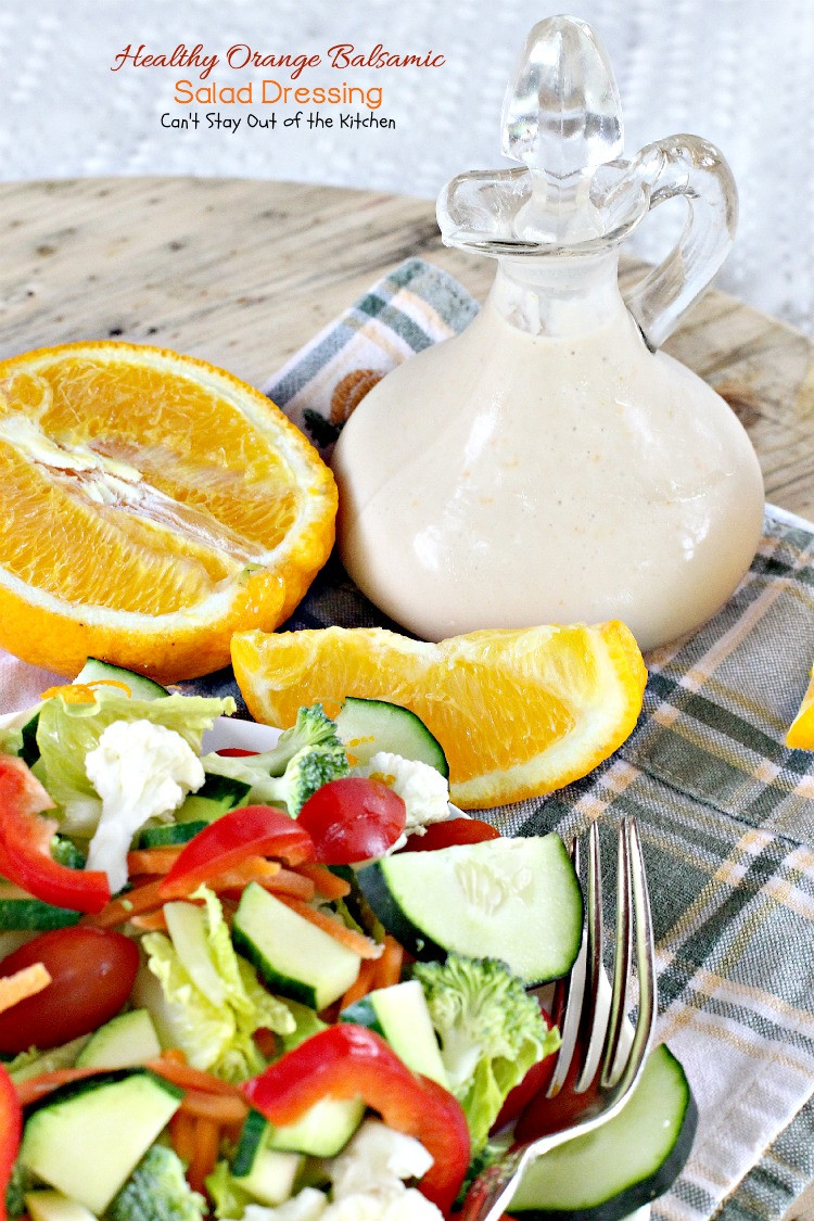 Healthy Salad Dressings
 Healthy Orange Balsamic Salad Dressing Can t Stay Out of