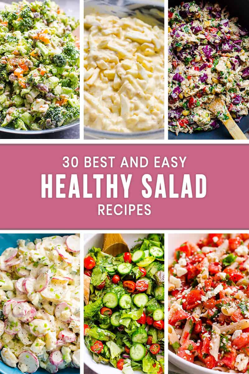 Healthy Salad Recipes For Dinner
 30 Healthy Salad Recipes iFOODreal Healthy Family Recipes
