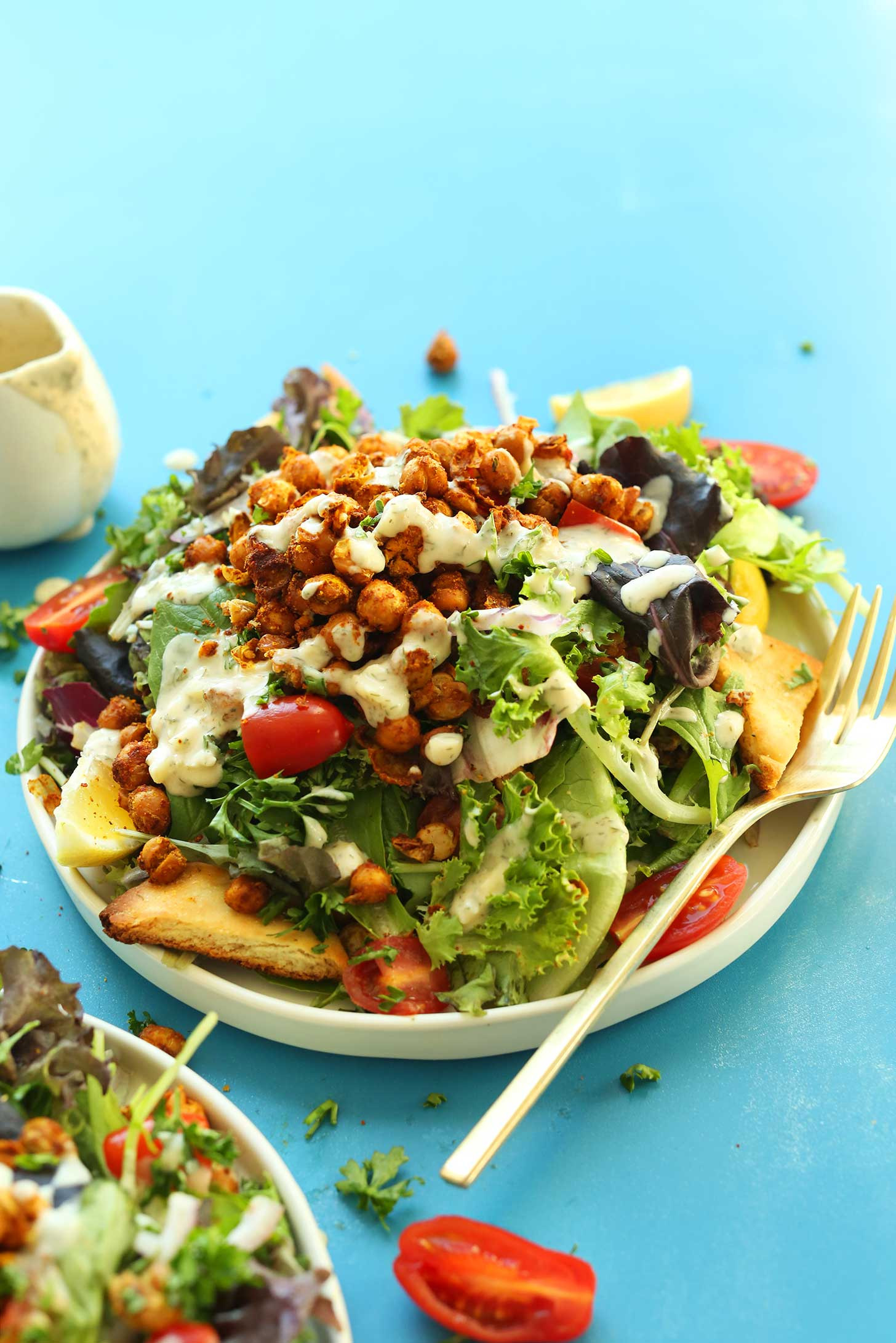 Healthy Salad Recipes For Dinner
 Chickpea Shawarma Salad