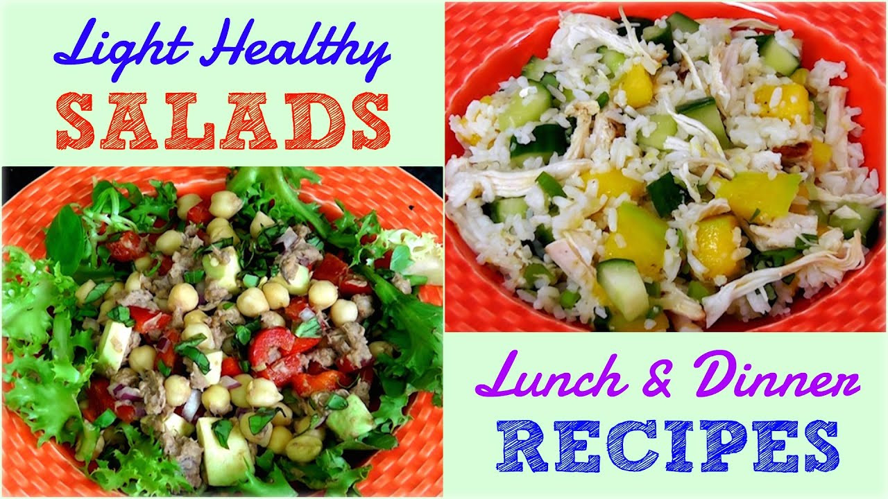 Healthy Salad Recipes For Weight Loss
 Light Healthy Salads for Lunch & Dinner Weight Loss