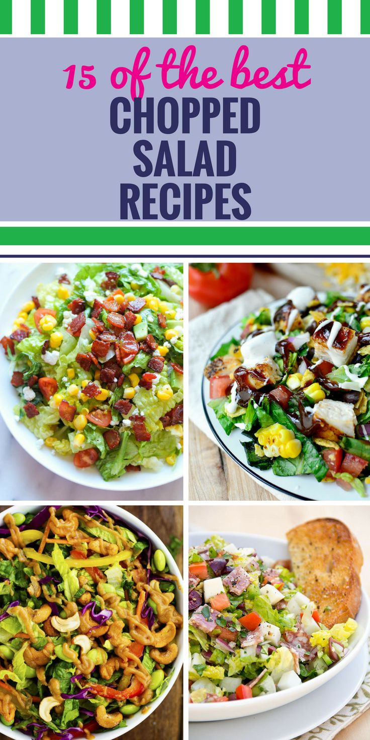 Healthy Salads For Dinner
 25 best ideas about Chopped salads on Pinterest