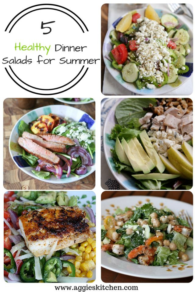 Healthy Salads For Dinner
 5 Healthy Dinner Salads for Summer