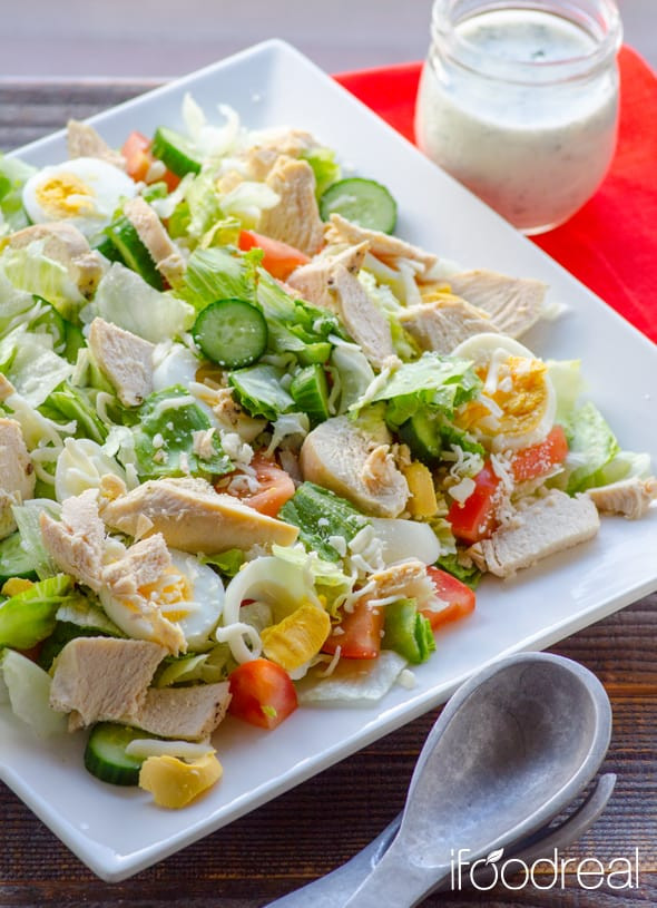 Healthy Salads Recipes
 Healthy Chef Salad Recipe iFOODreal Healthy Family Recipes