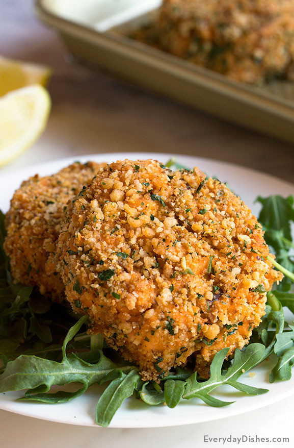 Healthy Salmon Patties Baked
 Panko Breaded Baked Salmon Cakes Recipe Video