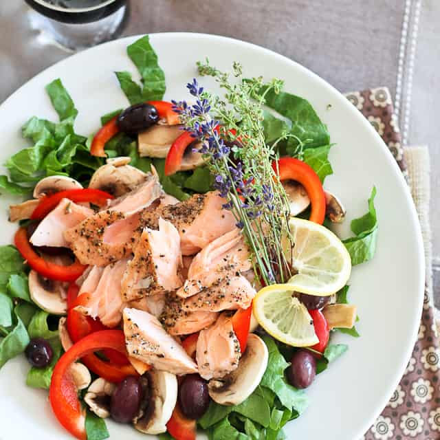 Healthy Salmon Salad
 Quick Leftover Salmon Salad